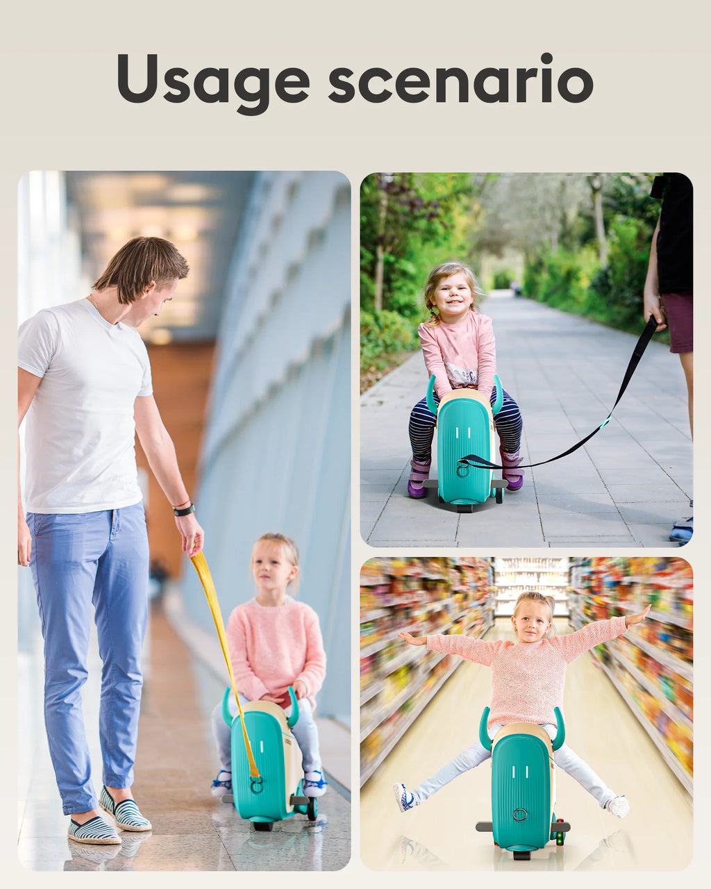 Voiture électrique Gyroor GNU 2-en-1 pour enfants