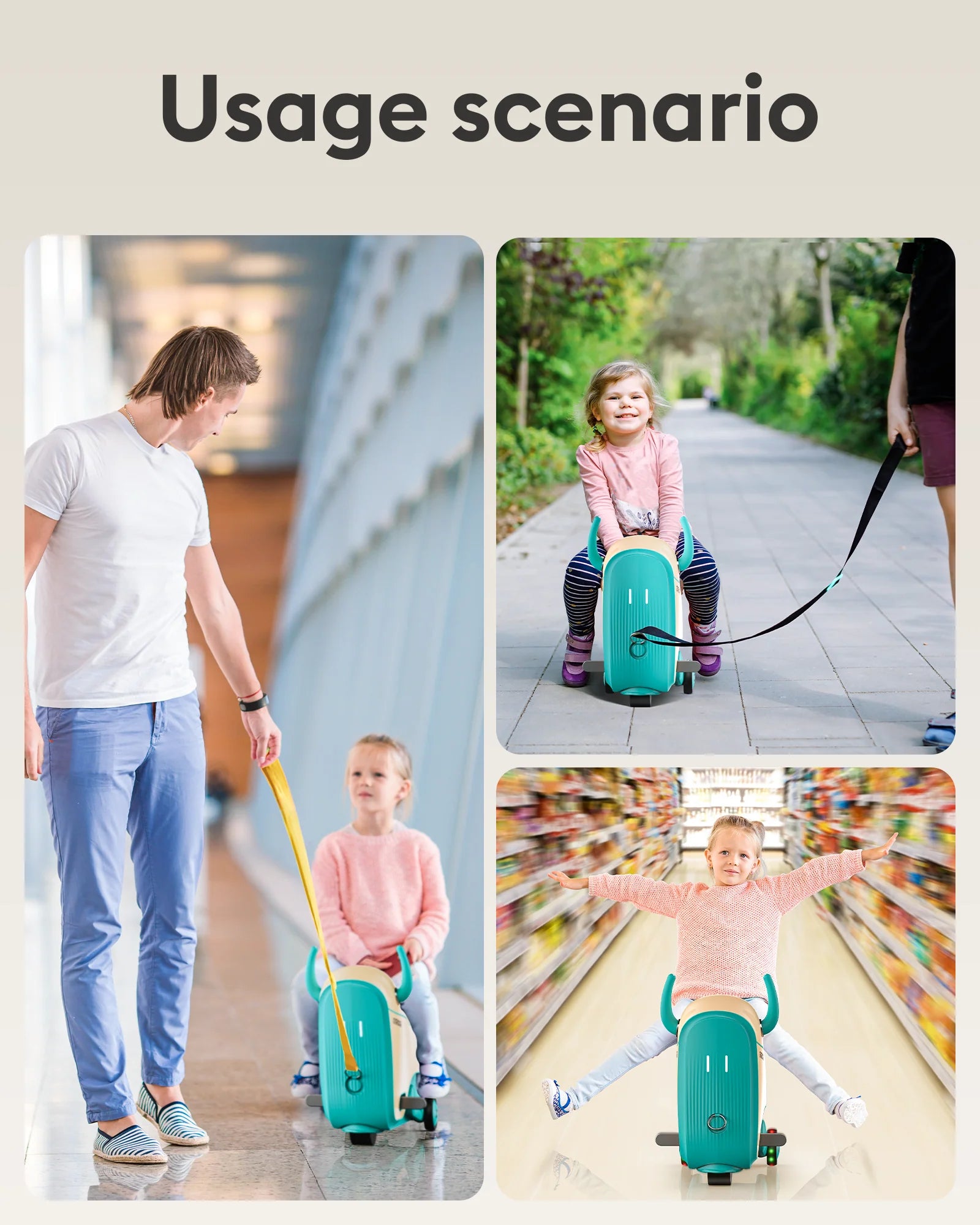 Voiture électrique Gyroor GNU 2-en-1 pour enfants
